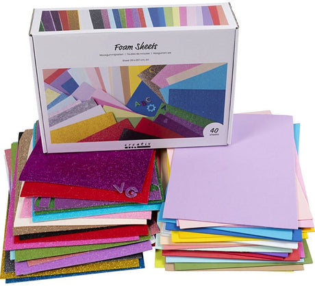 Kreativunternehmen https: www.cchobby.nl foam-vellen-a4-sheet-210x297-cm-diverse-colours-40-sheet-1-doos