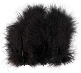 Creativ Company Down Black 5-12 cm, 15st.