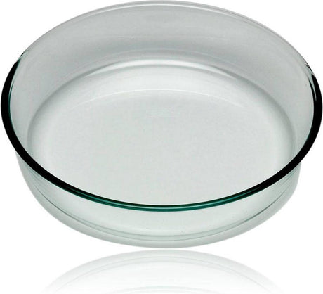 Pyrex-Backform, rund, gerader Rand, 25 cm, Glas