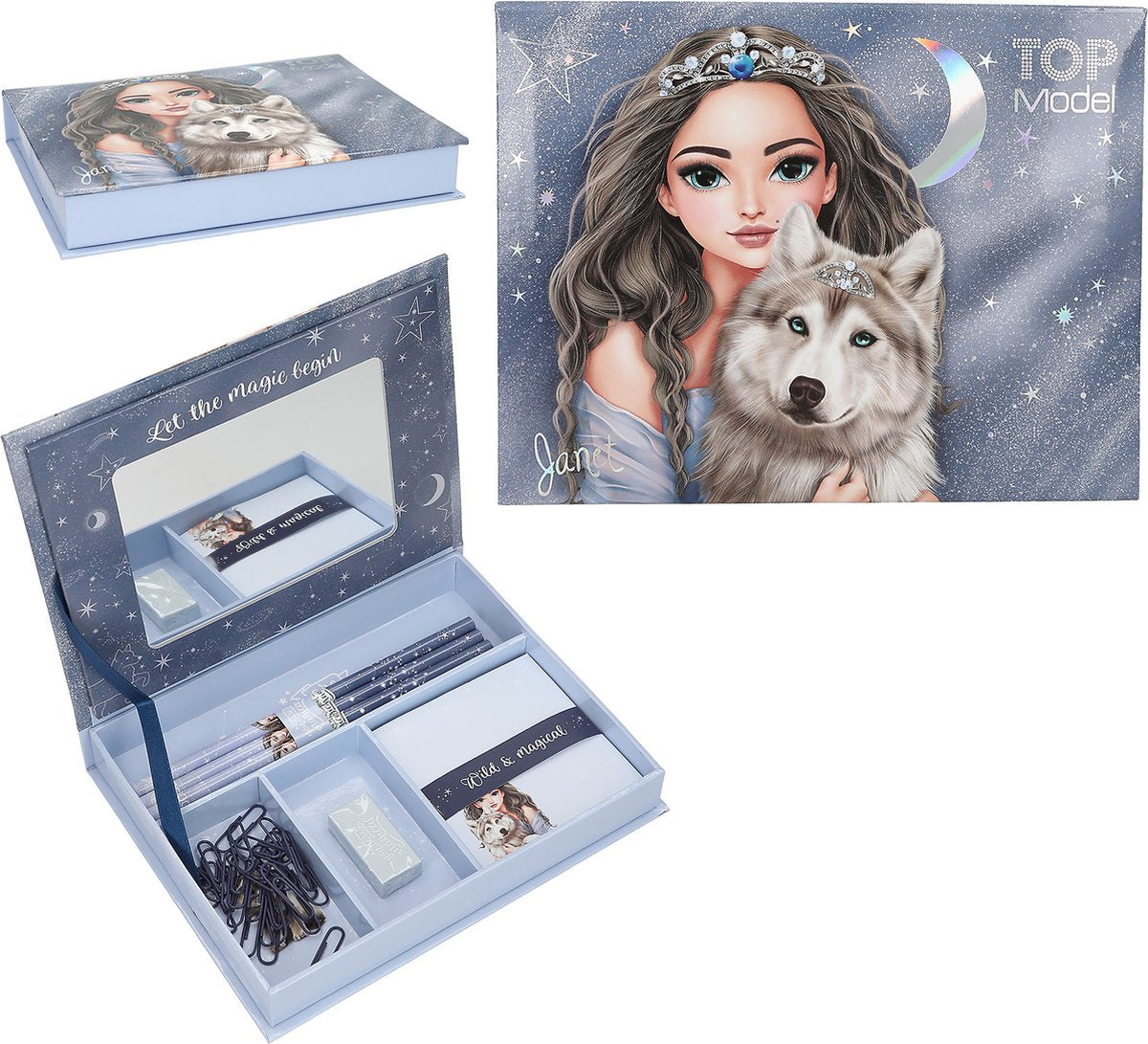 Depesche – Topmodel-Briefpapierbox – Wolf