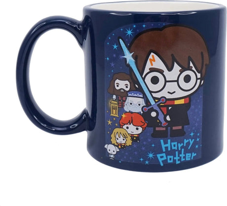 Half Moon Bay Harry Potter – Kawaii-Harry-Becher im Relief, 350 ml