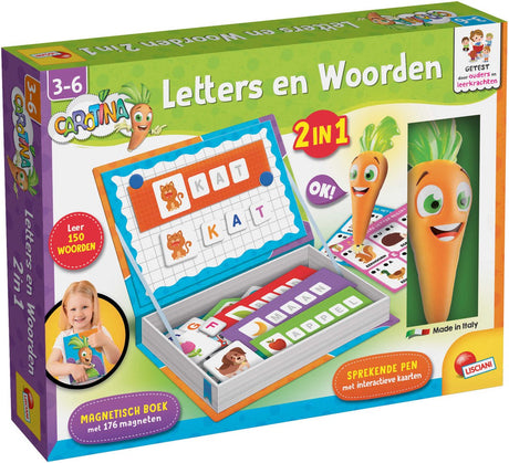 Lisciani carotina – Buchstaben und Wörter 2 in 1 magnetisch und elektronisch