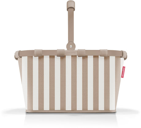Reisenthel Carrybag Einkaufskorb – 22 l – Summerstripes Coffee Sand