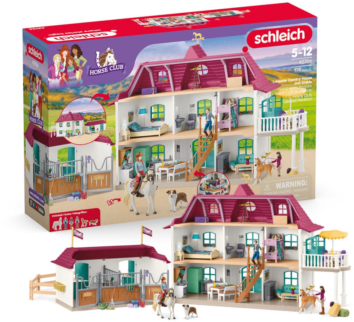 Schleich 42706 Landhaus und Stall am Seeufer
