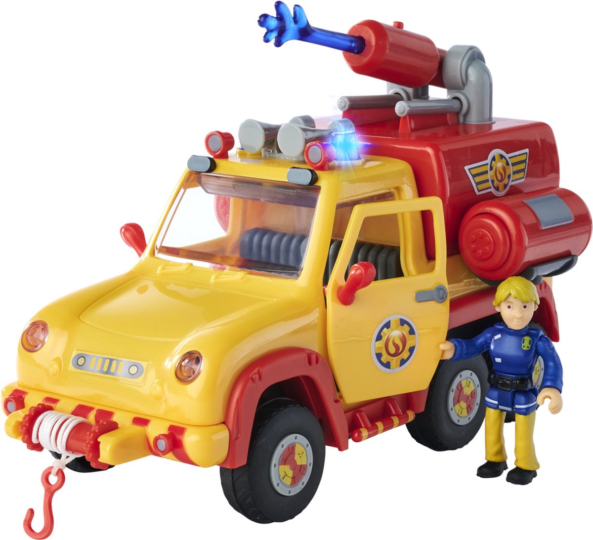 Simba - Feuerwehrmann Sam Feuerwehrauto Venus 2.0 mit Figur - Spielzeugfahrzeug - ab 3 Jahren