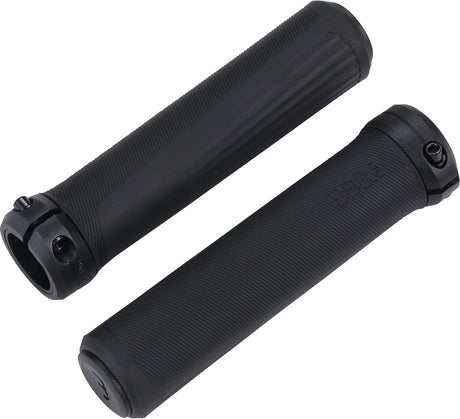 Bbb cycling steadyactive ergonomische handvatten fiets – 135mm 30-32od – zwart grijs - bhg-115