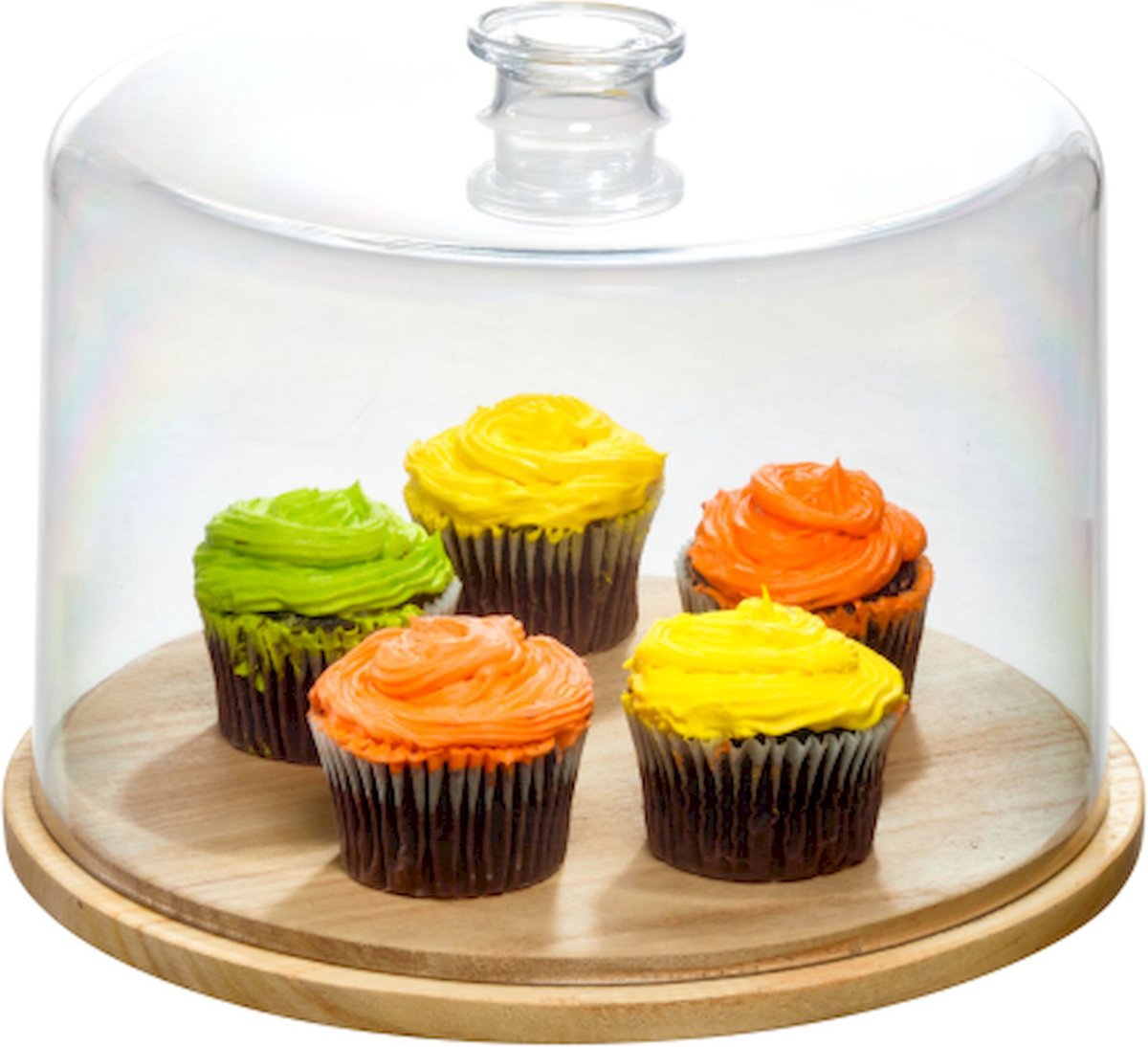 Idesign – Ro Pansino Glasglocke mit Sockel ø 27 cm – Glas – transparent