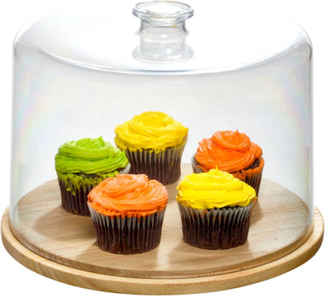 Idesign – Ro Pansino Glasglocke mit Sockel ø 27 cm – Glas – transparent