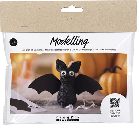 Creativ Company Mini-Hobby-Set Bildhauerei, Fledermäuse, 1 Box