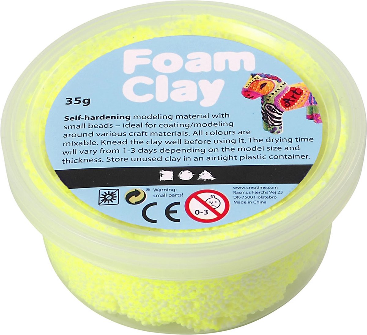 Foam Clay® neongelb 35gr