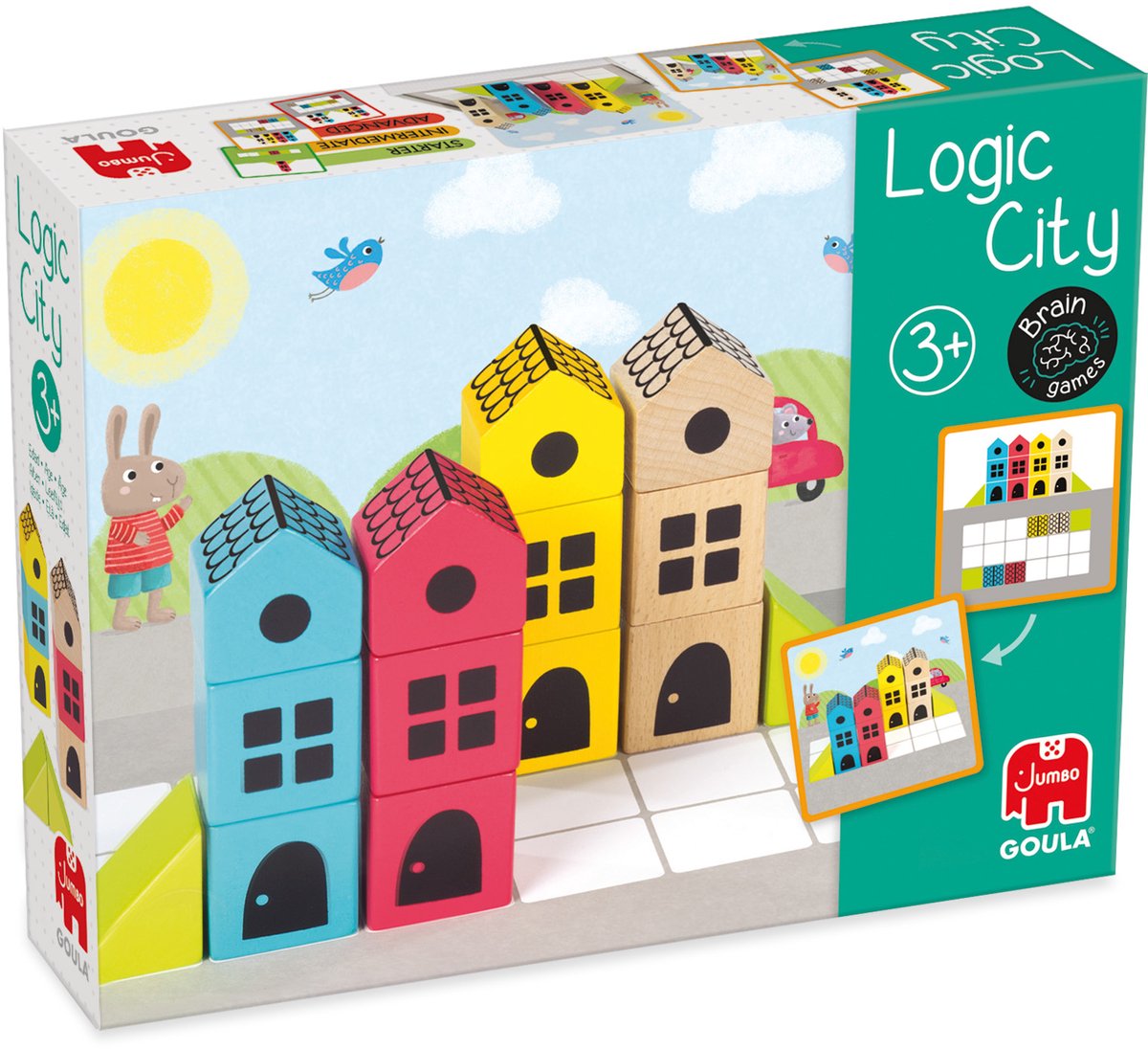 Goula Jumbo – logisches Stadt-Lernspiel für Vorschulkinder