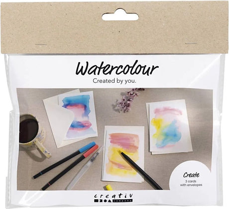Kreativunternehmen https: www.cchobby.nl mini-hobbyset-watercolor-cards-and-envelopes-1-box