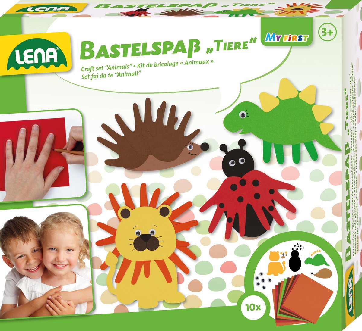 Lena Bastelset Tiere – kreatives Spielzeug für Kinder.