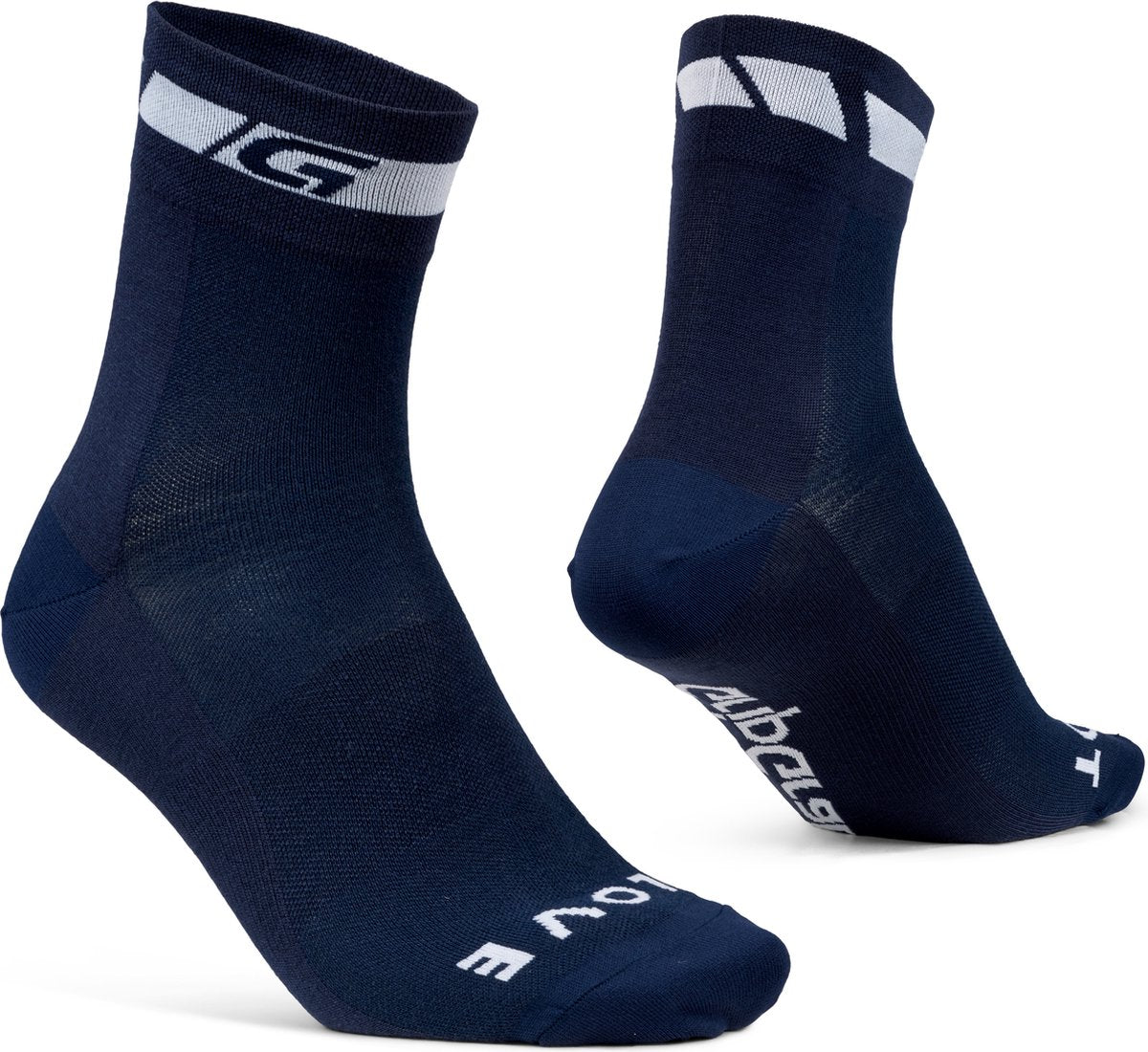Gripgrab – klassische, normal geschnittene Sommer-Radsocken 1 Paar Coolmax-Radsocken – Marineblau – Unisex – Größe XS (35–38)