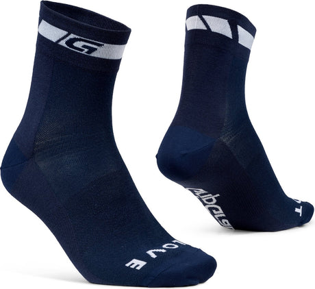 Gripgrab – klassische, normal geschnittene Sommer-Radsocken 1 Paar Coolmax-Radsocken – Marineblau – Unisex – Größe XS (35–38)