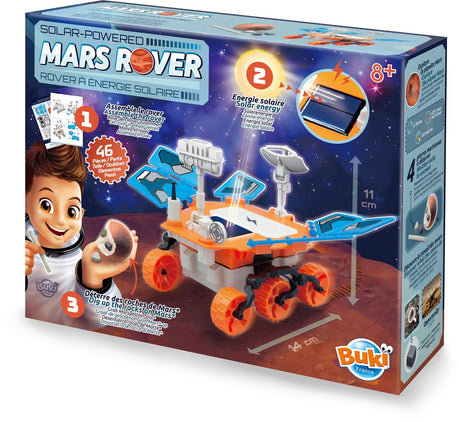 Buki France Buki – solarbetriebener Marsrover – Konstruktionsspielzeug – solarbetriebenes Fahrzeug