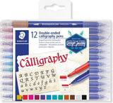 Quantore Kalligraphiestift Duo Point – 12 Farben