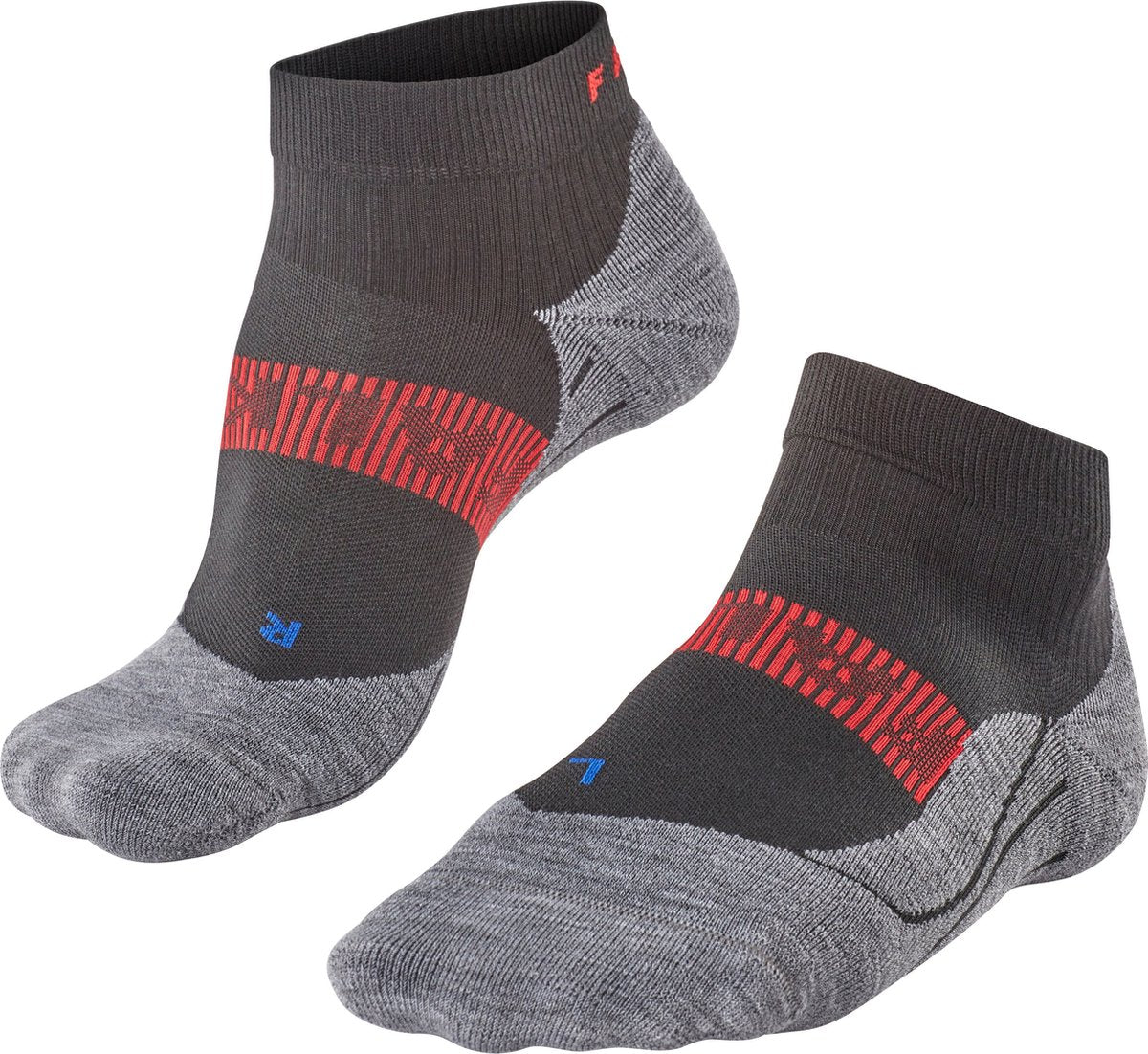Falke ru4 cool short anti-blaar functioneel materiaal hardloopsokken heren zwart - maat 42-43