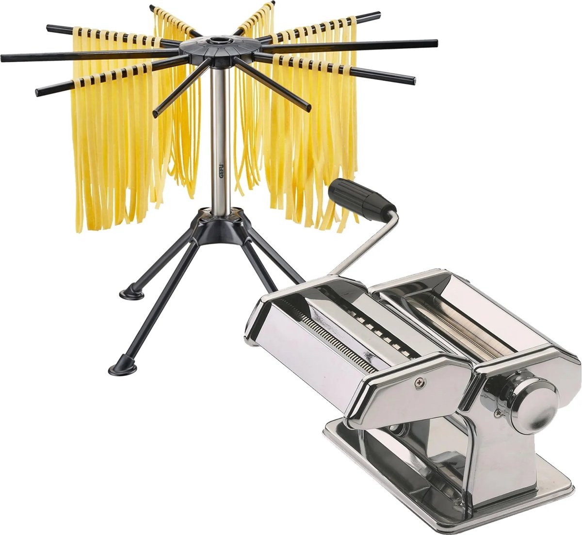 Gefu - Nudelset - Nudelmaschine - Pasta Perfetta - Nudeltrockner Diverso