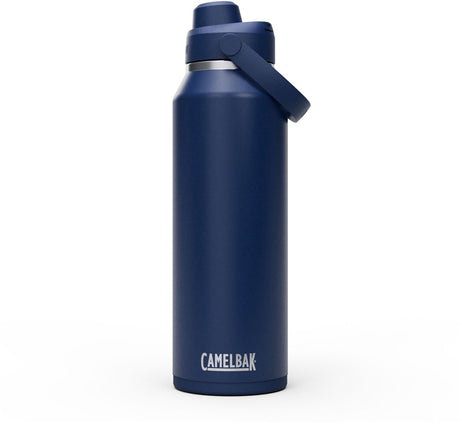 Camelbak Thrive Chug vakuumisoliert – Trinkflasche mit Edelstahlisolierung – 1,2 l – Blau (Navy)