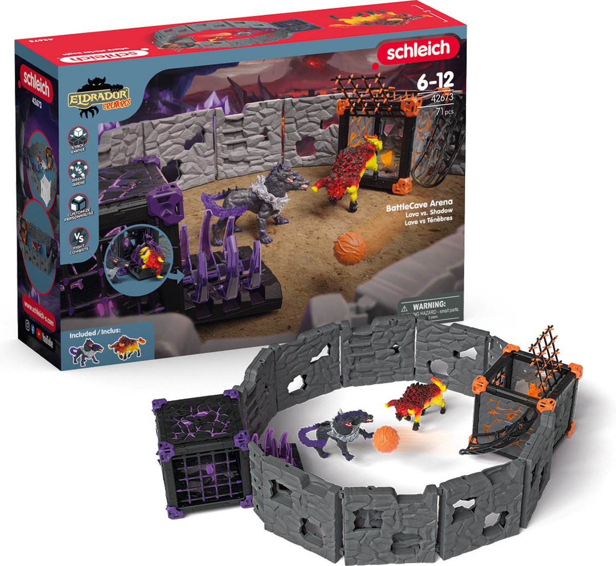 Schleich Eldrador BattleCave Arena: Lava vs. Schatten