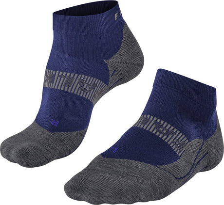 Falke ru4 cool kurze Anti-Blasen-Funktionsmaterial-Laufsocken Herren blau – Größe 42-43