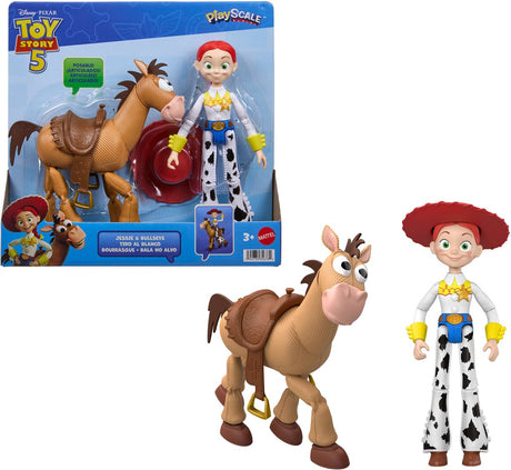 Mattel Disney und Pixar Toy Story 5 Jessie und Bullseye Figur 18 cm 2 Einheiten