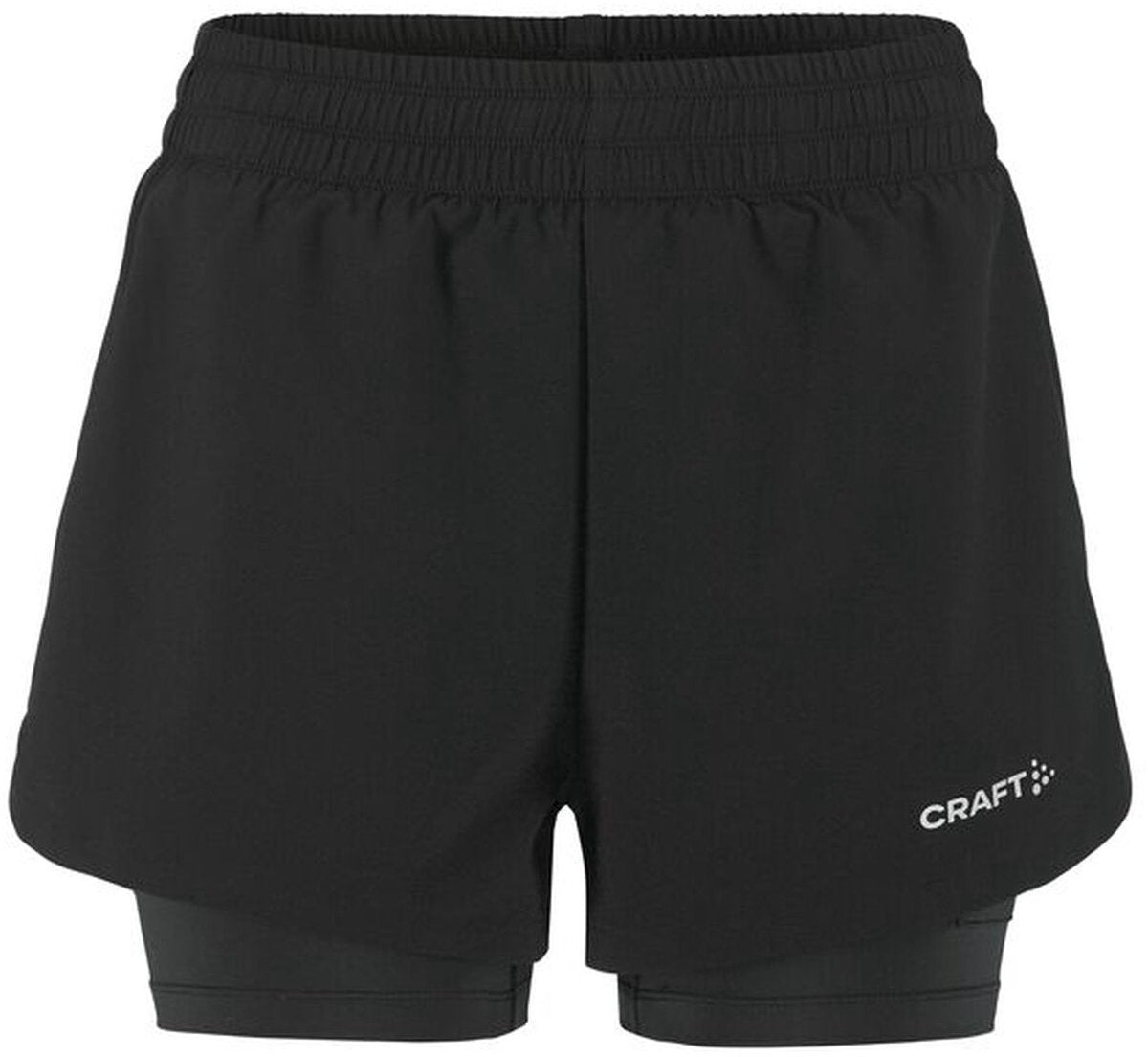 Craft Adv Essence 2-in-1 Shorts 2 W Damen-Sporthose – Schwarz