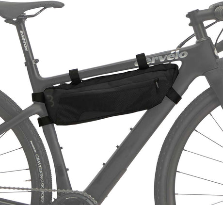 Bbb cycling frametas racefiets gravelbike 3 liter - waterbestendige bikepacking fietstas - verstelbaar - bikepacking tassen - middle mate small bsb-142