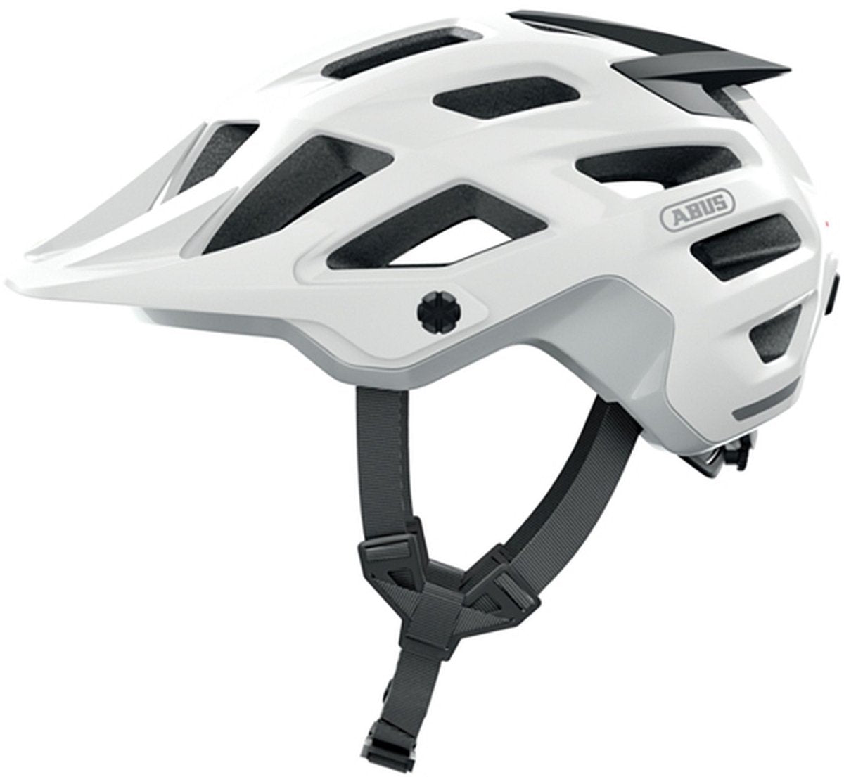 Abus Helm MoventGold 2.0 glänzendes Weiß L 57-61cm