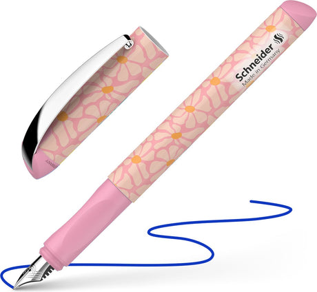 Schneider Stationery Schneider Füllfederhalter – Glam – Blumen – Pink – M – S-167768