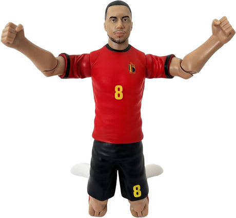 Megableu Actionfigur Red Devils – Youri Tielemans – Fußballpuppe mit beweglichen Gliedmaßen – offizielles Merchandise