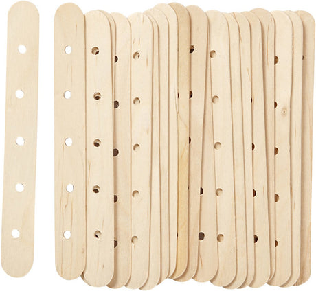 Kreativunternehmen https: www.cchobby.nl Konstruktionsstäbchen-L-15-cm-B-1-8-cm-Lochgröße-4-mm-20-Stück-1-Box