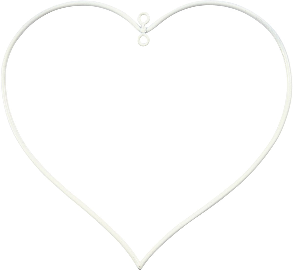 Kreativunternehmen https: www.cchobby.nl metal-wire-shape-size-13x13-cm-thickness-2-5-mm-white-10-piece-1-box
