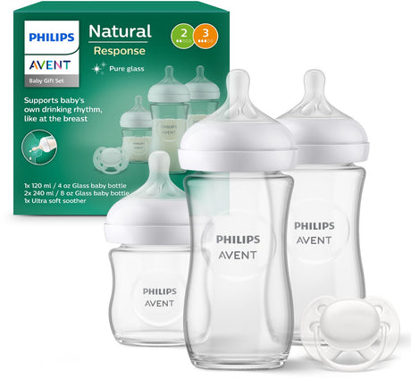 Philips Avent Natural Response Glasflasche – Starterset für Neugeborene scd878 11
