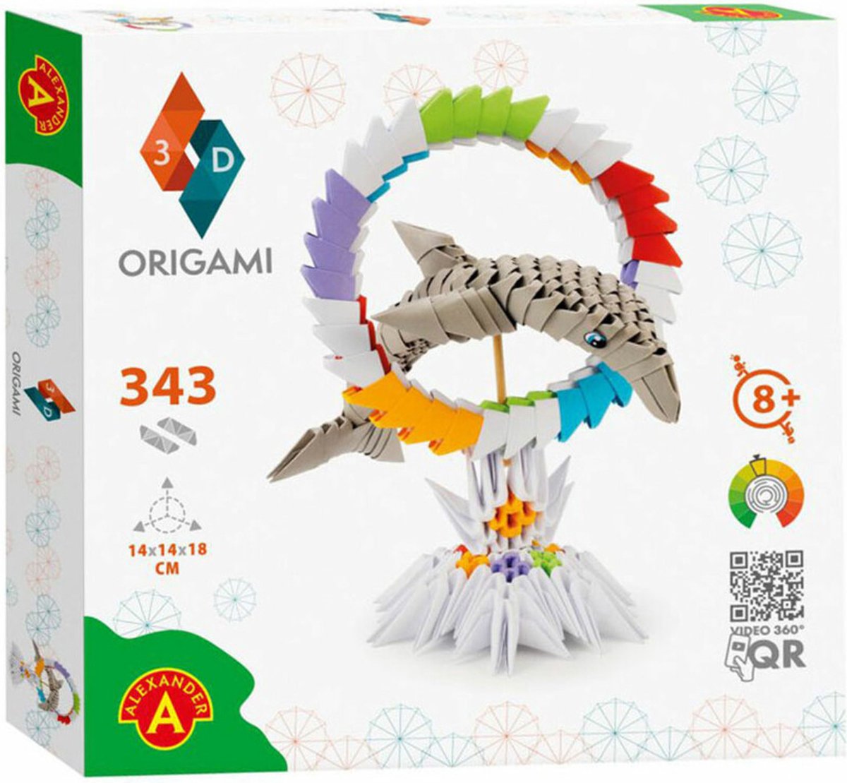 Origami 3D - Dolphin, 343dlg.