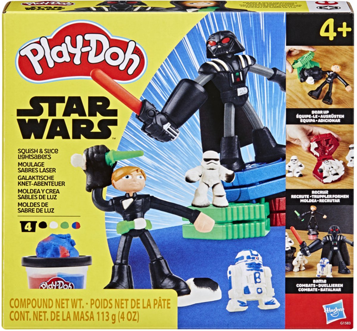 Play-Doh Star Wars zerschmettert und zerhackt Lichtschwerter