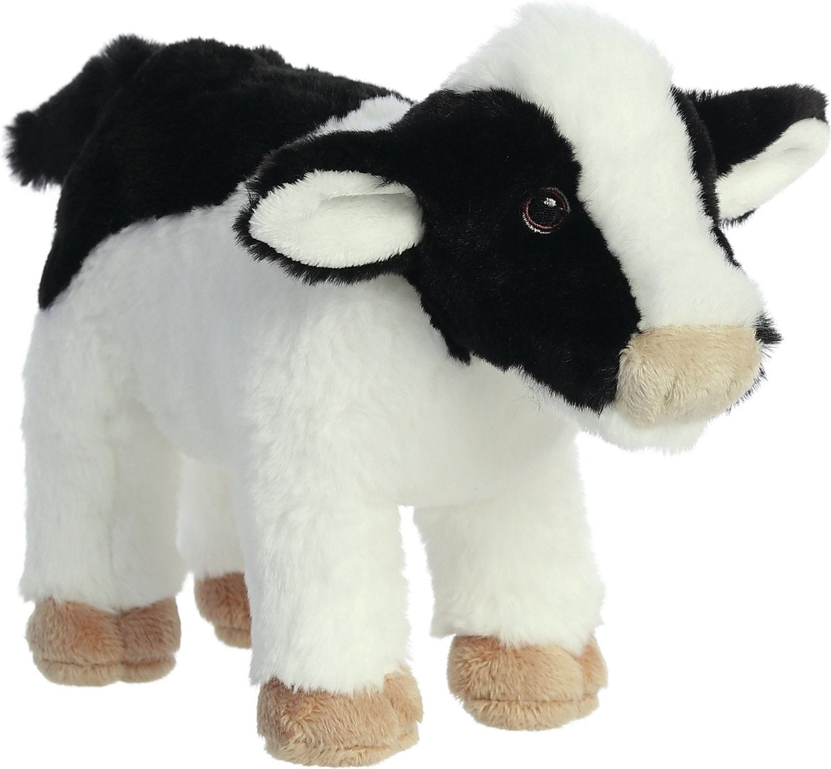 Aurora Stofftier Kuh - Plüsch-Kuscheltier - Schwarz-Weiß - 26 cm - Stofftiere - Bauernhoftiere