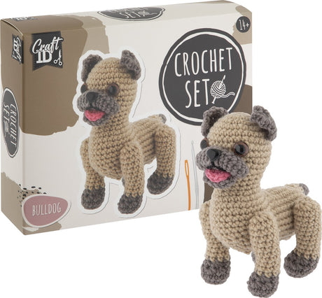 Craft id haakpakket bulldog - incl. naald en draad