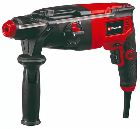 Einhell Elektro-Bohrhammer TC-RH 620 4f – 620 W – Schlagzahl 5.200 min – 2,2 Jahre – SDS-plus – pneumatisches Schlagwerk – 4 Funktionen: Bohren Hammer Bohren Meißeln mit oder ohne Meißelarretierung – inkl. Transport- und Aufbewahrungskoffer