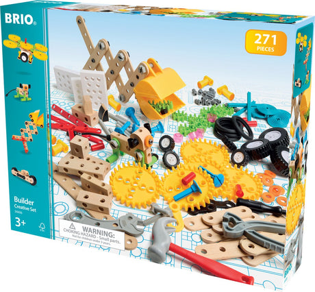 Brio Builder-Kreativset – 271-teiliges Konstruktionsspielzeug für Jungen und Mädchen