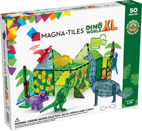 Magna-Fliesen | Dino World XL 50-teiliges Set