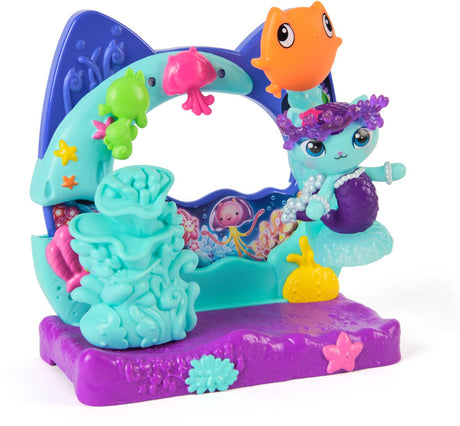 Gabbys Puppenhaus, Gabbys Puppenhaus, der Film – Aquarium-Balkon-Spielset mit Meerjungfrau-Katze