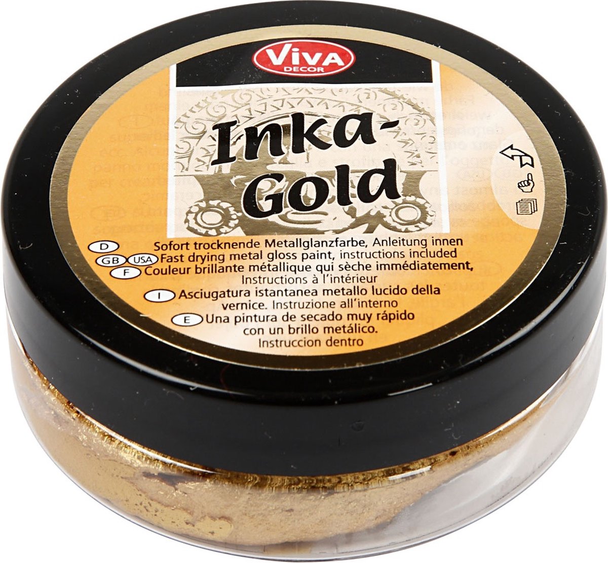Creativ Company Inka-Gold, Gold, 50 ml 1 Box