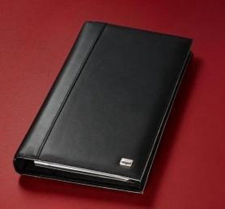 Sigel Visitenkarten-Ringbuch – Torino – Leder – Schwarz – für 160 Karten – SI-VZ204