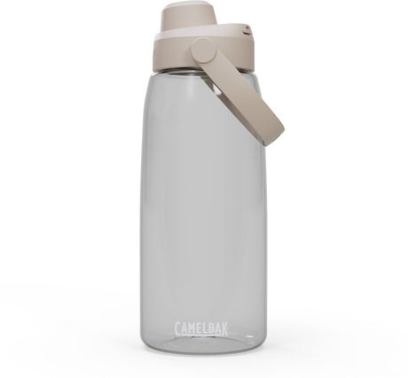 Camelbak Thrive Chug Trinkflasche – 1 l – Wasserflasche mit Schraubverschluss – transparent