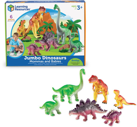 Lernressourcen Jumbo-Dinosaurier – Mamas und Babys – 3+