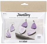 Creative Company Mini-Hobby-Set, Schmuckohrringe, lila