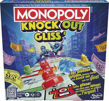 Monopoly Knockout-Brettspiel – belgische Ausgabe – Brettspiel
