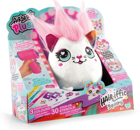 Canal Toys – Airbrush-Plüsch – Squishy Hair'iffic Plüsch zum Stylen und Dekorieren mit elektronischem Spray, Markern, -Air 040- zufällig